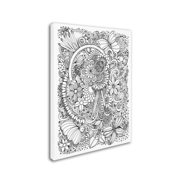 KCDoodleArt 'Zendoodle 8' Canvas Art,18x24